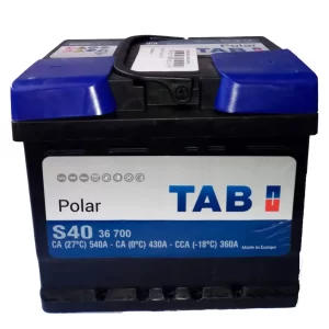 Batería polar 36 80Ah 360 CCA derecho